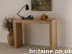 Hand Made Oak Console Tables