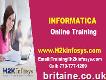 Informatica Training provided by H2k Infosys