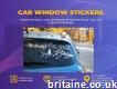 Grow Business By Promoting With Attractive Car Window Stickers!