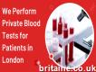We Perform Private Blood Tests for Patients in London