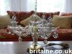 Bohemian Crystal Classical Table Lamps For Sale