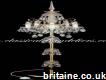 Bohemian Crystal Chandelier Floor Lamps For Sale A