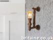 Brushed Copper pipe wall lights Industrial Lamp