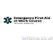 Emergency First Aid Work Course