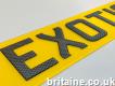 3d Carbon Number Plate - High-quality Gel Number P